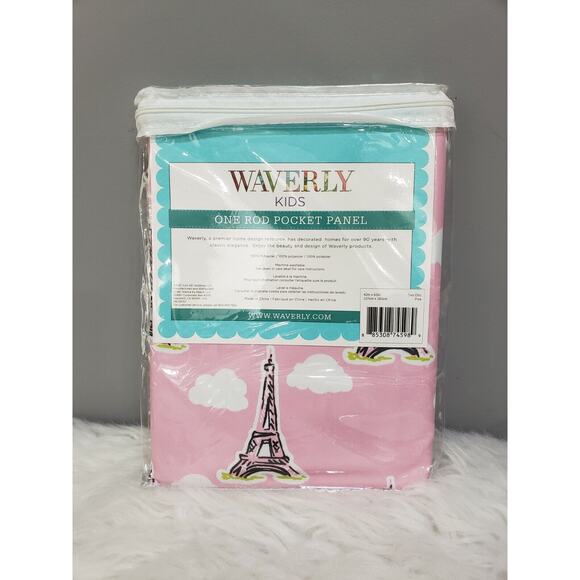 NEW Eiffel Tower Paris Girl's‎ Kids Teenager Bedroom Decor 42x63 inches 4 Panels - Picture 4 of 5